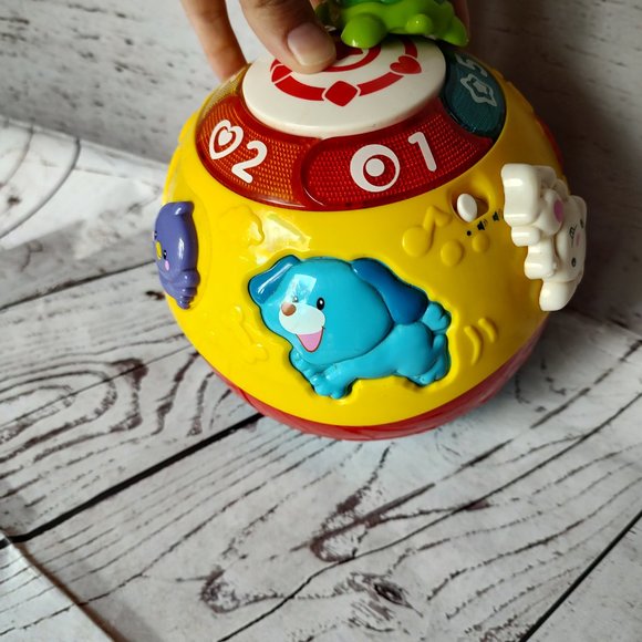 VTech Wiggle and Crawl Ball Educational Toy Infant baby 6-36 Months Working - Picture 4 of 7